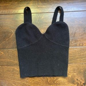 Artizia Wilfred crop sweater tank. XXS but can fit small. Cashmere.